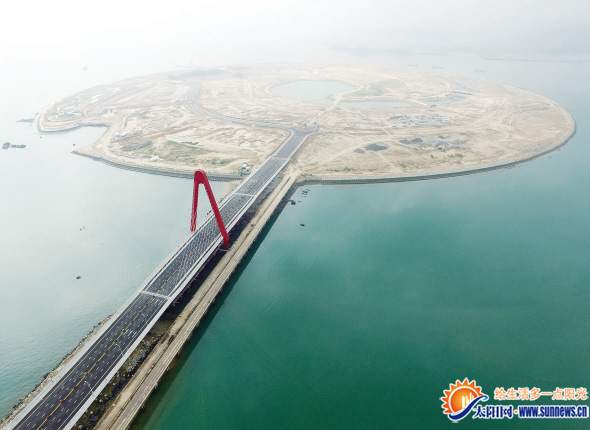漳州双鱼岛大桥通车　将离岸式人工岛与大陆相连